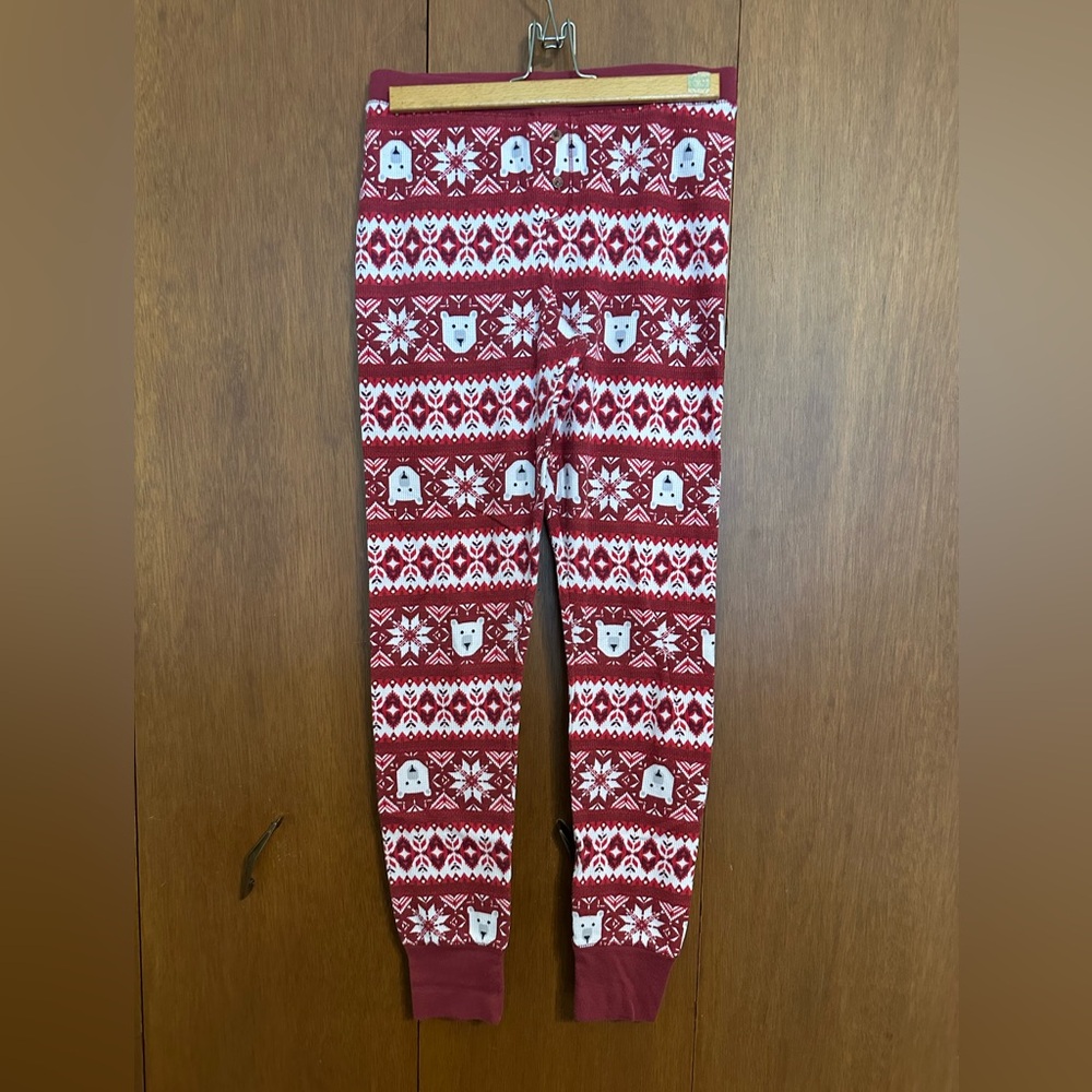 Old Navy Red Patterned Pajama Pants